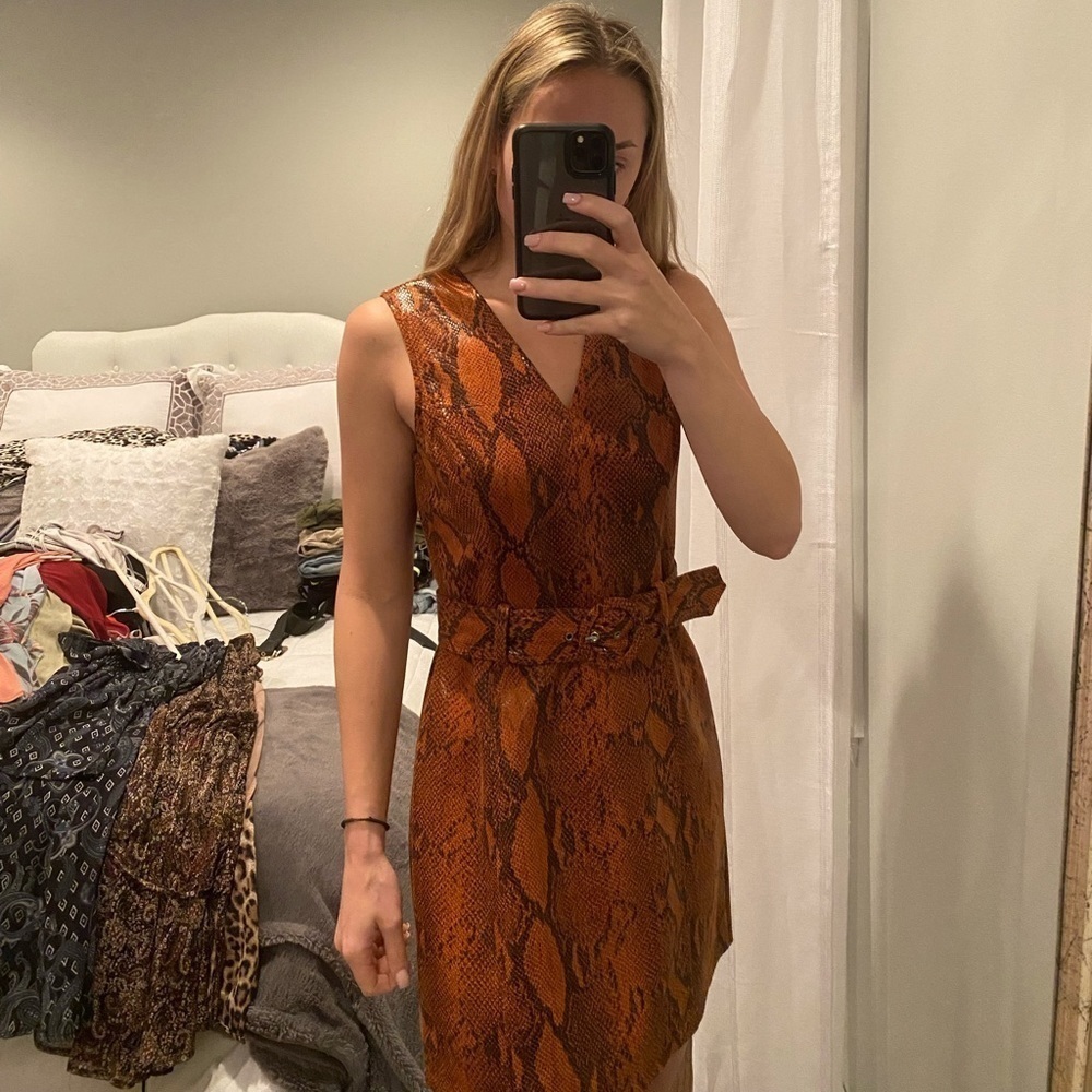 Aqua Mini Dress - Picture 2 of 3